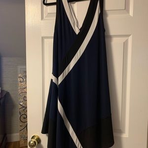 BCBG Max Azria Navy summer dress